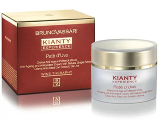 Crema tratament antirid vinoterapie - Bruno Vassari Kianty Experience Pate D'uva 50 ml