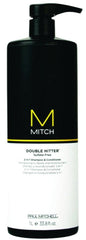 Sampon si balsam 2 in 1 pentru barbati - PAUL MITCHELL Mitch Double Hitter Shampoo & Conditioner 1000 ml