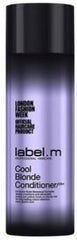 Balsam ce neutralizeaza nuantele calde de galben din par - Label M Cool Blonde Conditioner 200 ml