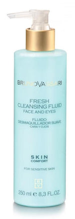 Lotiune hidratanta demachianta pentru ten sensibil- Bruno Vassari Skin Comfort Fresh Cleansing Fluid 250 ml