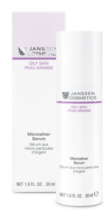 Serum cu microargint pentru pete- JANSSEN Oily Skin Microsilver Serum 30 ml