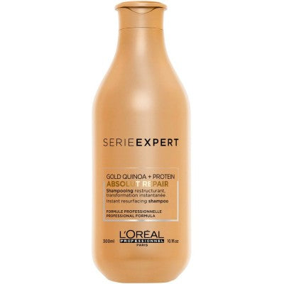 Sampon pentru parul foarte deteriorat - Loreal SE Absolut Repair Gold Quinoa and Protein Shampoo 300 ml