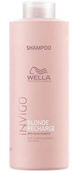 Sampon pentru par blond - Wella Wp Invigo Blonde Recharge Cool Blonde Shampoo 1000 ml