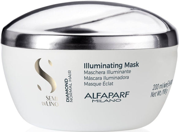 Masca de stralucire - Alfaparf Semi Di Lino Diamond Illuminating Mask 200 ml