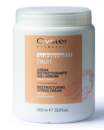 Masca cu citrice pentru par deteriorat- Oyster Sublime Restructuring Citrus Cream 1000 ml