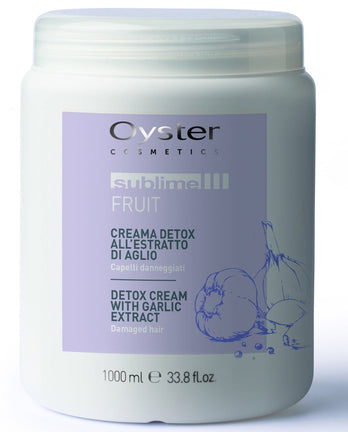 Masca detoxifianta cu usturoi pentru par degradat - Oyster Sublime Detox Garlic Mask 1000 ml